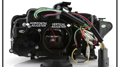 Spyder Auto Apex High Power LED Headlight Black HID for Audi A4/S4 2013-2016                                     - PRO-YD-AA413HIDAP-BK - Image 7