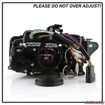 Spyder Auto Apex High Power LED Headlight Black HID for Audi A4/S4 2013-2016 - PRO-YD-AA413HIDAP-BK