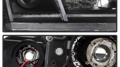 Spyder Auto Signature Sequential Turn Signal Projector Headlight Black for Audi TT 2008-2015                                     - PRO-YD-ATT08-BK - Image 3