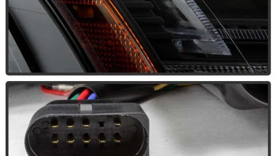 Spyder Auto Signature Sequential Turn Signal Projector Headlight Black for Audi TT 2008-2015                                     - PRO-YD-ATT08-BK - Image 4