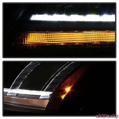 Spyder Auto Signature Sequential Turn Signal Projector Headlight Black for Audi TT 2008-2015 - PRO-YD-ATT08-BK