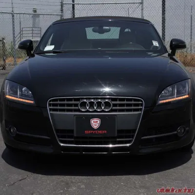 Spyder Auto Signature Sequential Turn Signal Projector Headlight Black for Audi TT 2008-2015 - PRO-YD-ATT08-BK