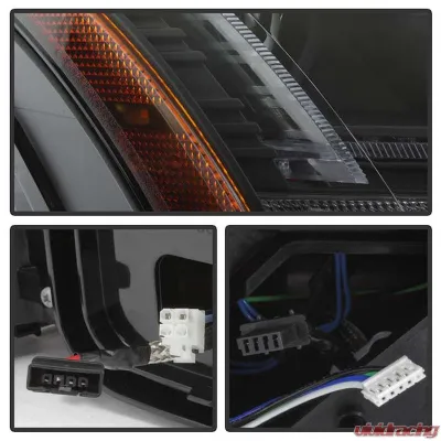 Spyder Auto Signature Sequential Turn Signal Projector Headlight HID Xenon Black Audi TT 2008-2011 - PRO-YD-ATT08-HID-BK