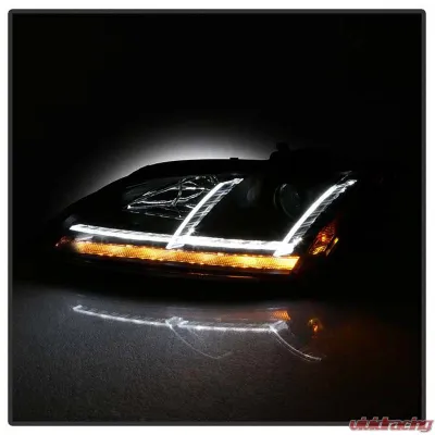 Spyder Auto Signature Sequential Turn Signal Projector Headlight HID Xenon Black Audi TT 2008-2011 - PRO-YD-ATT08-HID-BK