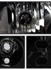 Spyder Auto 1-Piece Smoke LED Halo Projector Headlights for BMW E46 330xi 2002-2005                                     - PRO-YD-BMWE4602-4D-AM-SM - Image 4