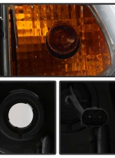 Spyder Auto 1-Piece Smoke LED Halo Projector Headlights for BMW E46 330xi 2002-2005                                     - PRO-YD-BMWE4602-4D-AM-SM - Image 5