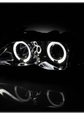 Spyder Auto 1-Piece Smoke LED Halo Projector Headlights for BMW E46 330xi 2002-2005                                     - PRO-YD-BMWE4602-4D-AM-SM - Image 8