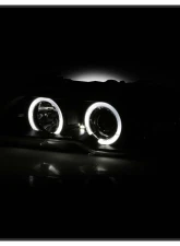 Spyder Auto Black LED Halo Projector Headlight for 2004-2006 BMW E46 330xi 2-Door                                     - PRO-YD-BMWE4604-2DR-HL-BK - Image 10