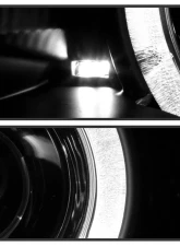 Spyder Auto Black LED Halo Projector Headlight for 2004-2006 BMW E46 330xi 2-Door                                     - PRO-YD-BMWE4604-2DR-HL-BK - Image 11