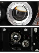 Spyder Auto Halo Black Projector Headlights for BMW E87 1-Series 2008-2010                                     - PRO-YD-BMWE87-HL-BK - Image 3