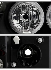 Spyder Auto Halo Black Projector Headlights for BMW E87 1-Series 2008-2010                                     - PRO-YD-BMWE87-HL-BK - Image 4