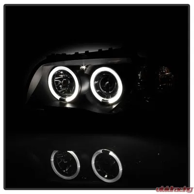 Spyder Auto Halo Black Projector Headlights for BMW E87 1-Series 2008-2010 - PRO-YD-BMWE87-HL-BK