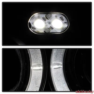 Spyder Auto Halo Black Projector Headlights for BMW E87 1-Series 2008-2010 - PRO-YD-BMWE87-HL-BK