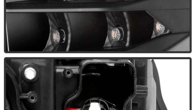 Spyder Auto Signature Projector Headlights HID Black for BMW E90 3-Series 2009-2012                                     - PRO-YD-BMWE9009-AFSHID-BK - Image 4