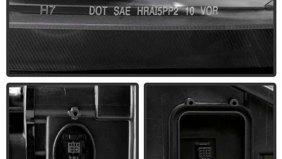 Spyder Auto Signature Projector Headlights HID Black for BMW E90 3-Series 2009-2012                                     - PRO-YD-BMWE9009-AFSHID-BK - Image 5