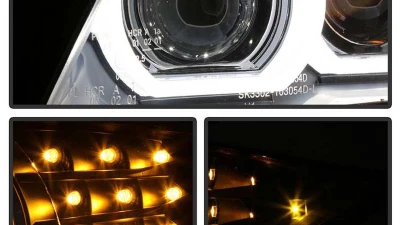 Spyder Auto Signature Projector Headlights HID Black for BMW E90 3-Series 2009-2012                                     - PRO-YD-BMWE9009-AFSHID-BK - Image 7