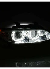 Spyder Auto Signature Projector Headlights LED DRL Chrome for BMW E92 3 Series 2008-2010                                     - PRO-YD-BMWE9208-DRL-C - Image 6