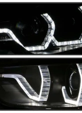 Spyder Auto Projector Headlights LED DRL Black for BMW 3-Series F30 2012-2014                                     - PRO-YD-BMWF3012-DRL-BK - Image 7