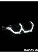 Spyder Auto Projector Headlights with LED DRL Chrome for BMW 3-Series F30 2012-2014                                     - PRO-YD-BMWF3012-DRL-C - Image 9