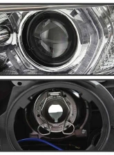 Spyder Auto Projector Headlights with LED DRL Chrome for BMW 3-Series F30 2012-2014                                     - PRO-YD-BMWF3012-DRL-C - Image 3