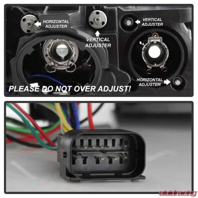 Spyder Auto Projector Headlights with LED DRL Chrome for BMW 3-Series F30 2012-2014 - PRO-YD-BMWF3012-DRL-C