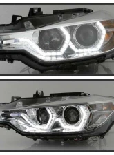 Spyder Auto Projector Headlights with LED DRL Chrome for BMW 3-Series F30 2012-2014                                     - PRO-YD-BMWF3012-DRL-C - Image 8