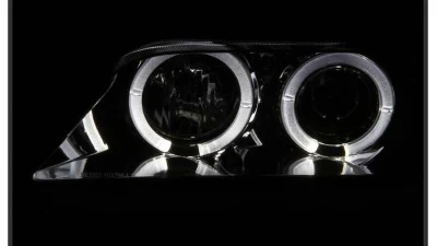 Spyder Auto Smoke LED Halo Projector Headlights for BMW Z3 M 1997-2002, High/Low H1                                     - PRO-YD-BMWZ396-HL-SM - Image 9
