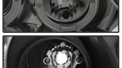 Spyder Auto Smoke LED Halo Projector Headlights for BMW Z3 M 1997-2002, High/Low H1                                     - PRO-YD-BMWZ396-HL-SM - Image 3