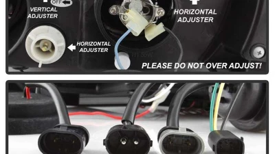 Spyder Auto Smoke LED Halo Projector Headlights for BMW Z3 M 1997-2002, High/Low H1                                     - PRO-YD-BMWZ396-HL-SM - Image 5