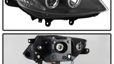 Spyder Auto Black HID Halo Projector Headlights for BMW Z4 2003-2008                                     - PRO-YD-BMWZ403-HID-BK - Image 2