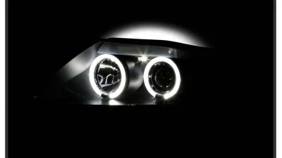 Spyder Auto Black HID Halo Projector Headlights for BMW Z4 2003-2008                                     - PRO-YD-BMWZ403-HID-BK - Image 6