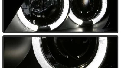 Spyder Auto Black HID Halo Projector Headlights for BMW Z4 2003-2008                                     - PRO-YD-BMWZ403-HID-BK - Image 7