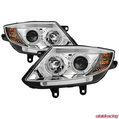 Spyder Auto Chrome HID Halo Projector Headlights for BMW Z4 2003-2008 - PRO-YD-BMWZ403-HID-C