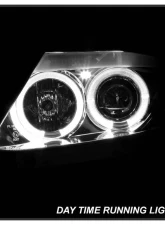 Spyder Auto Chrome HID Halo Projector Headlights for BMW Z4 2003-2008                                     - PRO-YD-BMWZ403-HID-C - Image 2