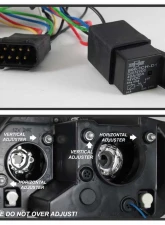 Spyder Auto Chrome HID Halo Projector Headlights for BMW Z4 2003-2008                                     - PRO-YD-BMWZ403-HID-C - Image 6