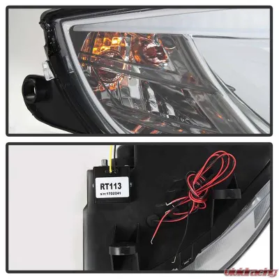 Spyder Auto Non-HID Halo Chrome Projector Headlights for BMW Z4 2003-2008 - PRO-YD-BMWZ403-HL-C