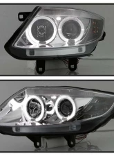 Spyder Auto Non-HID Halo Chrome Projector Headlights for BMW Z4 2003-2008                                     - PRO-YD-BMWZ403-HL-C - Image 8