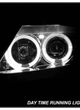 Spyder Auto Smoke LED Halo Projector Headlights for BMW Z4 M 1996-2008 Halogen Lights                                     - PRO-YD-BMWZ403-HL-SM - Image 5