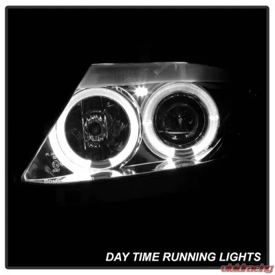 Spyder Auto Smoke LED Halo Projector Headlights for BMW Z4 M 1996-2008 Halogen Lights - PRO-YD-BMWZ403-HL-SM