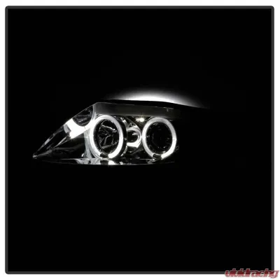 Spyder Auto Smoke LED Halo Projector Headlights for BMW Z4 M 1996-2008 Halogen Lights - PRO-YD-BMWZ403-HL-SM