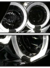 Spyder Auto Smoke LED Halo Projector Headlights for BMW Z4 M 1996-2008 Halogen Lights                                     - PRO-YD-BMWZ403-HL-SM - Image 3