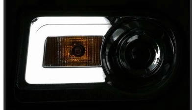 Spyder Auto Smoke DRL LED Projector Headlights for Chrysler 300C 2005-2010, H7 Lights Included                                     - PRO-YD-C300C-DRL-SM - Image 9