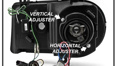 Spyder Auto Smoke DRL LED Projector Headlights for Chrysler 300C 2005-2010, H7 Lights Included                                     - PRO-YD-C300C-DRL-SM - Image 5