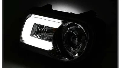 Spyder Auto Smoke DRL LED Projector Headlights for Chrysler 300C 2005-2010, H7 Lights Included                                     - PRO-YD-C300C-DRL-SM - Image 6