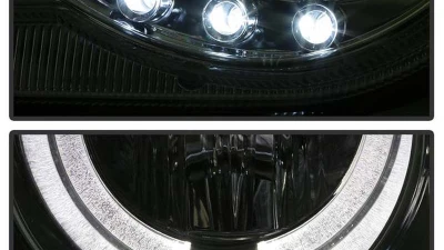 Spyder Auto Halo LED Chrome Projector Headlights for Chrysler 300C 2005-2009                                     - PRO-YD-C300C-HL-C - Image 7