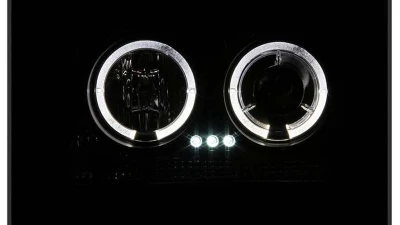 Spyder Auto Halo LED Black Projector Headlights for Chrysler 300 2005-2009                                     - PRO-YD-C305-HL-BK - Image 9