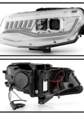 Spyder Auto Signature Halogen Projector Headlights Chrome for 2016-2020 Chevrolet Camaro                                     - PRO-YD-CCAM16HALSI-SEQ-C - Image 2