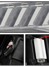 Spyder Auto Signature Halogen Projector Headlights Chrome for 2016-2020 Chevrolet Camaro                                     - PRO-YD-CCAM16HALSI-SEQ-C - Image 4