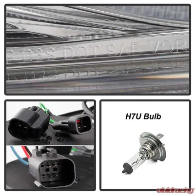 Spyder Auto Signature Halogen Projector Headlights Chrome for 2016-2020 Chevrolet Camaro - PRO-YD-CCAM16HALSI-SEQ-C