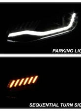 Spyder Auto Signature HID Projector Headlights Black for 2016-2020 Chevrolet Camaro                                     - PRO-YD-CCAM16HIDSI-SEQ-BK - Image 10